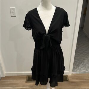 Elegant Black Mini Dress